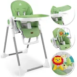 KIDIZ KIDIZ® 3in1 Hochstuhl Kinderhochstuhl inkl. Spielbügel Babyliege Kombihochstuhl Babyhochsitz ,7 höhenverstellbar Verstellbare Rückenlehne mitwachsend ab 0 Monate bis 6 Jahre Babystuhl