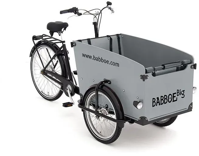 Babboe Big Lastenrad 3-Räder - Kindertransporter & Einkaufsrad
