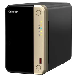 QNAP TS-264 Leergehäuse Schwarz/Gold