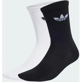 adidas Ruffle Crew Socken 2er Pack White/Black 43-45