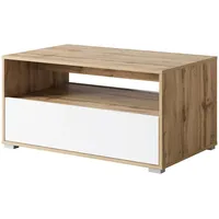 Livetastic Couchtisch Narobi-II ca. 90x45x55 cm Eiche/Weiß