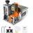 Vevor Kabelabisoliermaschine Elektrisch φ1,5-25mm Kabelschälmaschine 180W Abisoliermaschine 18m pro Minute Geschwindigkeit Abisolierzange 65-Mn-Federstahl Klinge Ideal zum Abisolieren von Kupferdraht