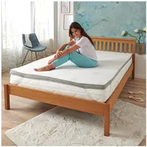Traumschlaf Premium Gelschaum Topper 90 x 200 cm weiß