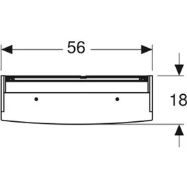 Geberit Option Basic 55 cm weiß
