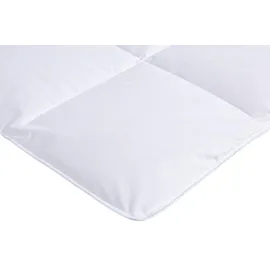 Haeussling Daunenbettdecke + Kopfkissen "Swiss Royal", weiß, B/L: 155cm x 220cm Anzahl Teile 2, B/L: 80cm x 80cm Anzahl Teile 2, Bezug: Baumwolle Füllung: Entendaune/-feder, leicht, Füllung Innenkammer: 100% Federn.