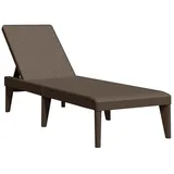 vidaXL Sonnenliege 186 x 60 x 29 cm Braun