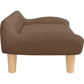 vidaXL Kindersofa vidaXL 70 x 40 x 24 cm Kiefer braun