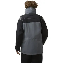 crazy4sailing Herren Bergen II Offshore Segeljacke, Grau, XL