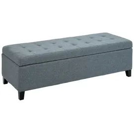 Homcom Sitzbank Grau 125 x 49 x 41,5 cm