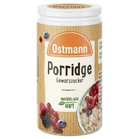 Ostmann Gewürze – Porridge Gewürzzucker, aromatischer Mix mit Zimt & Kakao, zum Würzen von Oatmeal, Milchreis und anderen süßen Spezialitäten, vegan, 60 g (Verpackungsdesign kann abweichen)