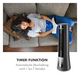 Klarstein Skyscraper Frost Luftkühler 45 W 7 Liter 2 Kühlakkus mobil