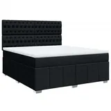 vidaXL Boxspringbett 180 x 200 cm Schwarz