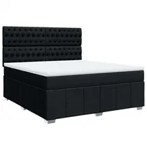 vidaXL Boxspringbett 180 x 200 cm Schwarz