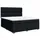 vidaXL Boxspringbett 180 x 200 cm Schwarz