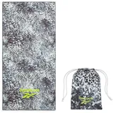 Reebok Baku Strandtuch 90 x 180 cm grau/schwarz