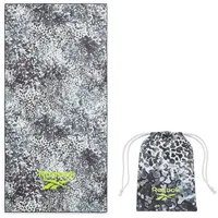 Reebok Baku Strandtuch 90 x 180 cm grau/schwarz