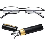 Lesebrille,Lesebrille Herren 2,5,Lesebrille Damen,Verstellbare Lesebrille,Lesebrille Herren,Lesebrille Damen 2,5,Lesebrille Lesehilfe Unisex LesegeräT Mit Brillenetui, Ultrakleine Lesebrille - 2,5