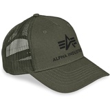 Alpha Industries Basic Trucker Cap Trucker Cap für Herren Dark Green