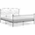 vidaXL 200 x 200 cm Grau