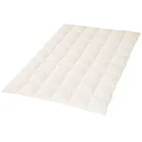 Öko Planet Daunendecke extra leicht 155x220 cm, Sommerdecke mit Daunen und 100% Bio-Baumwollbezug, Made in Germany