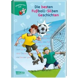 CARLSEN 9783551066442 LESEMAUS zum Lesenlernen Sammelbände: Die besten Fußball-Silbengeschichten zum Lesenlernen