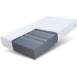 Fdm COMFORT Plus 120x200 cm 7 Zonen H3 Öko-Tex Allergikergeeignet Bezug Waschbar Abnehmbar Weiß