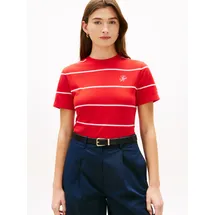 Tommy Hilfiger TH SCRIPT REGULAR C-NECK SHORT SLEEVE TEE Pink XL