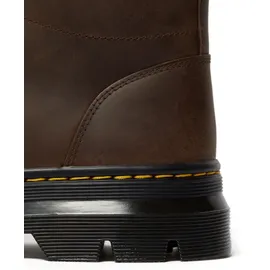 Dr. Martens Combs Leather Fashion Boot, Dunkelbraunes Verrücktes Pferd, 42 EU