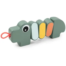 Done by Deer Twist & turn Spielzeug Croco Grün