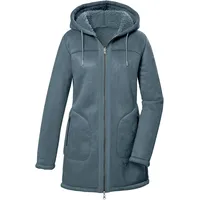 G.I.G.A. DX by killtec Damen Wendeparka/Parka in Wildlederoptik mit Kapuze GW 63 WMN PRK, 38, blau, sturmblau,