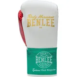 BENLEE Rocky Marciano Benlee Boxhandschuhe aus Leder Typhoon White/Green/Red, 08 oz R