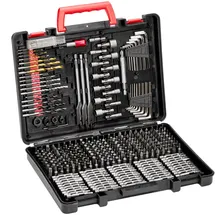 Vevor Bohrerset 318-teilig, Schrauberbit-Set, Schraubendreherbit-Set geeignet zum Bohren und Schrauben in Holz, Metall, & Zement, Bohrer-Sets Kombi-Set sortiert in geordneter Tragkoffer