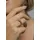 Elli "Eternity Set 925 Silber, mit Kristallen von Swarovski" Gr. 52, gold, Fingerringe, Damen, 52mm,mit Steinen, Silber 925 (Sterlingsilber)