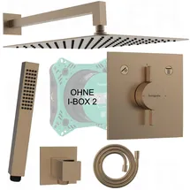 Hansgrohe DuoTurn E Duschsystem Regendusche 30x30cm bronze 80-O