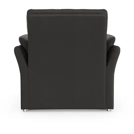 DOMO collection Sessel DOMO COLLECTION "Pina elegant und zeitloser Clubsessel, bequemer Cocktailsessel", grau, B:99cm H:95cm T:88cm, Sessel, Sessel, Hoher Sitzkomfort, Luxus-Microfaser Lederoptik, grau