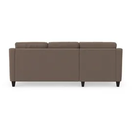 sit&more Ecksofa SIT & MORE "Farö L-Form", grau (taupe), B:234cm H:90cm T:168cm, Sofas, Ecksofa, inklusive Federkern, wahlweise mit Bettfunktion und Bettkasten