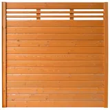BM Massivholz Sichtschutzelement 180 x 180 cm braun Massivholz