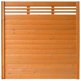BM Massivholz Sichtschutzelement 180 x 180 cm braun Massivholz