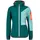 Ortovox Berrino Hooded Jacket Softshelljacke Damen grün - S