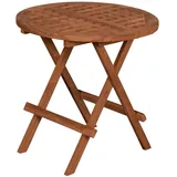 deVries Beistelltisch Ø 50 x 50 cm Mehrfarbig