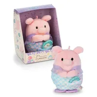 NICI Kuscheltier Schwein Onk mit Muschel & Meerjungfraukostüm in