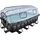 EXIT TOYS Black Leather Pool Set 400 x 200 x 100 cm inkl. Sandfilter, Abdeckung und Wärmepumpe