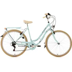 KS CYCLING Cityrad 6-Gänge Damenfahrrad Casino 28, Blau, 53