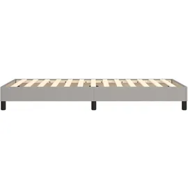 vidaXL Boxspringbettgestell 100 x 200 cm Hellgrau