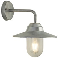 Licht-Erlebnisse Wandlampe außen Metall Glas E27 IP44 33 cm