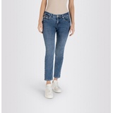 MAC Slim-fit-Jeans »Slim Destroyed«, Gr. 34 - Länge 30, mid blue used, , 36247918-34 Länge 30