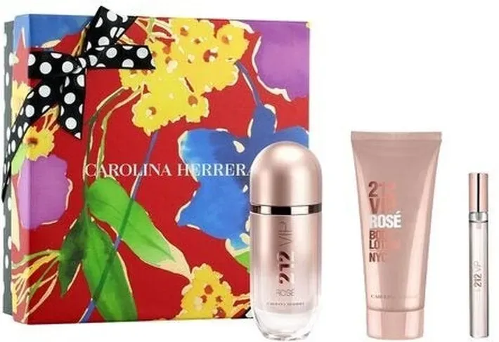 Carolina Herrera 212 Vip Rose (F) Set EDP 80ml + EDP 10ml + BL 100ml