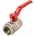 beidseitig Innengewinde 2 DN 50 lang Messing vernickelt