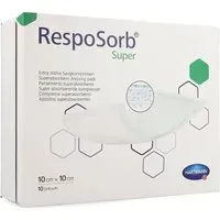 Hartmann RespoSorb Super Verband 10x10cm 6850204 Compresses 10 pc(s)