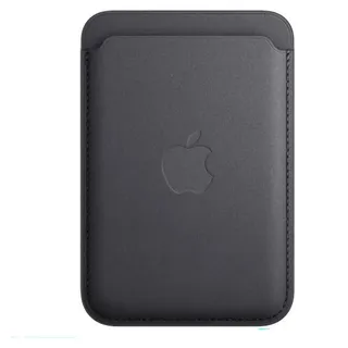 Apple iPhone Feingewebe Wallet mit MagSafe Schwarz